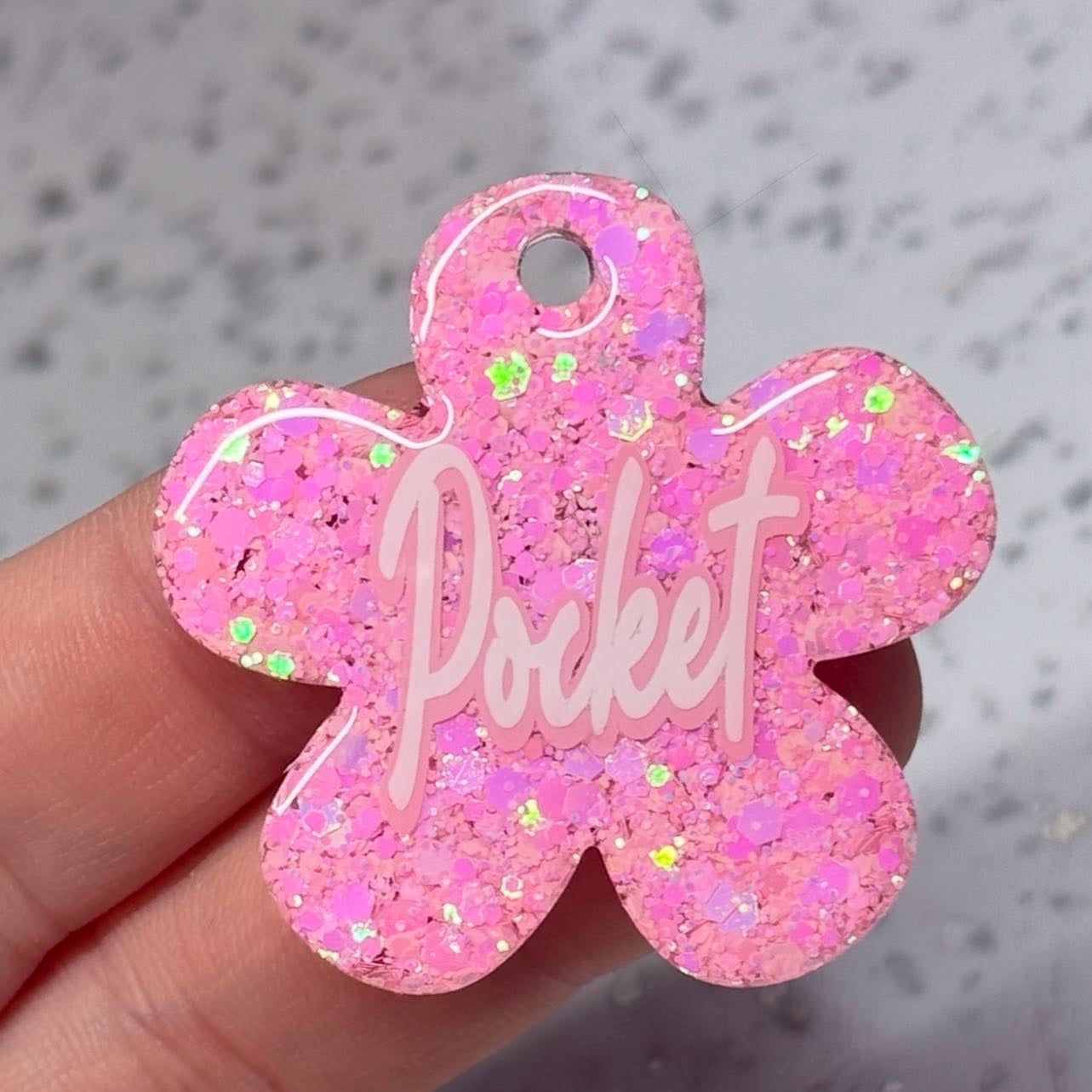 FLOWER SHAPE TAG