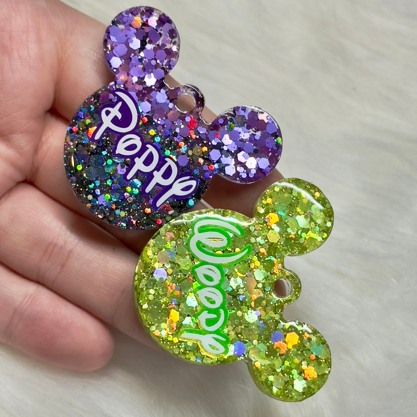 MICKEY MOUSE SHAPED TAG