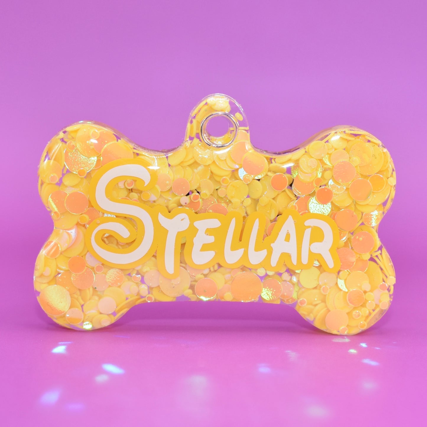 BELLE GLITTER TAG