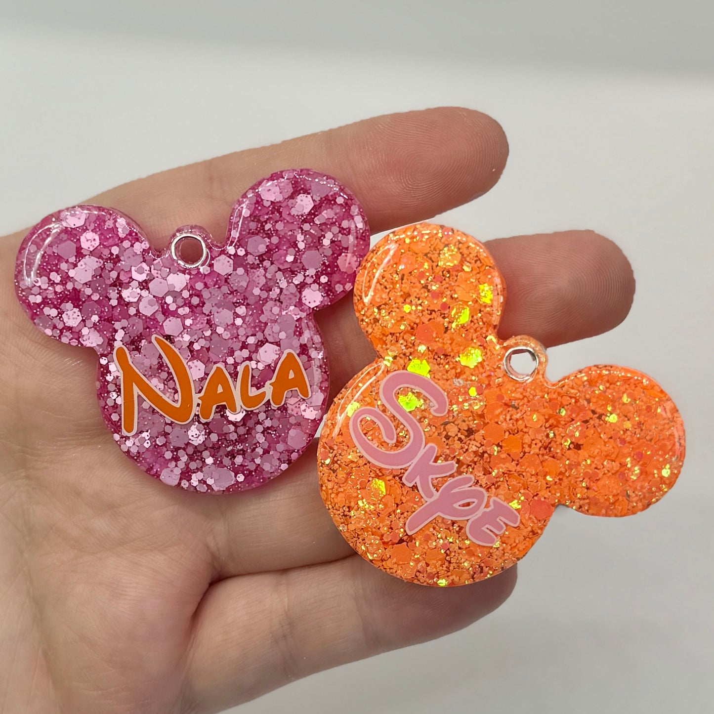 MICKEY MOUSE SHAPED TAG