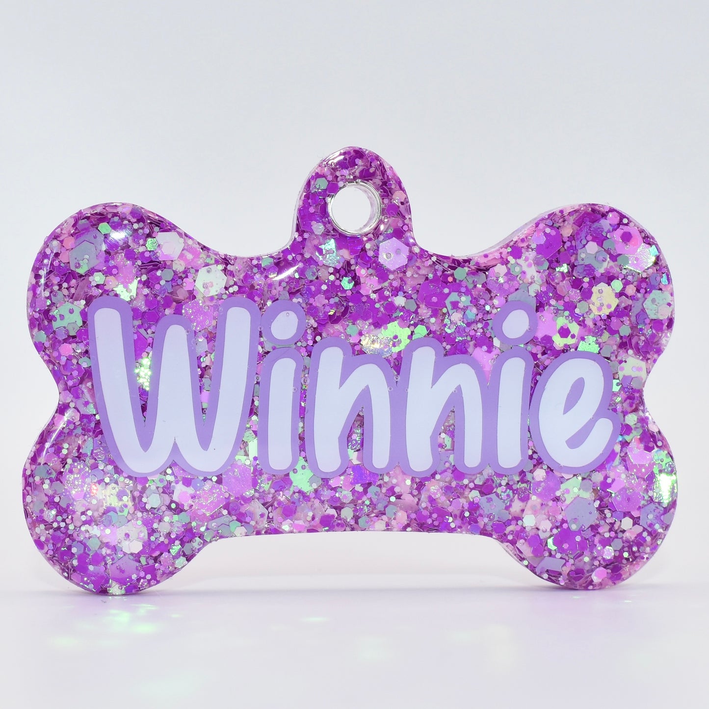 PURPLE POTION GLITTER TAG