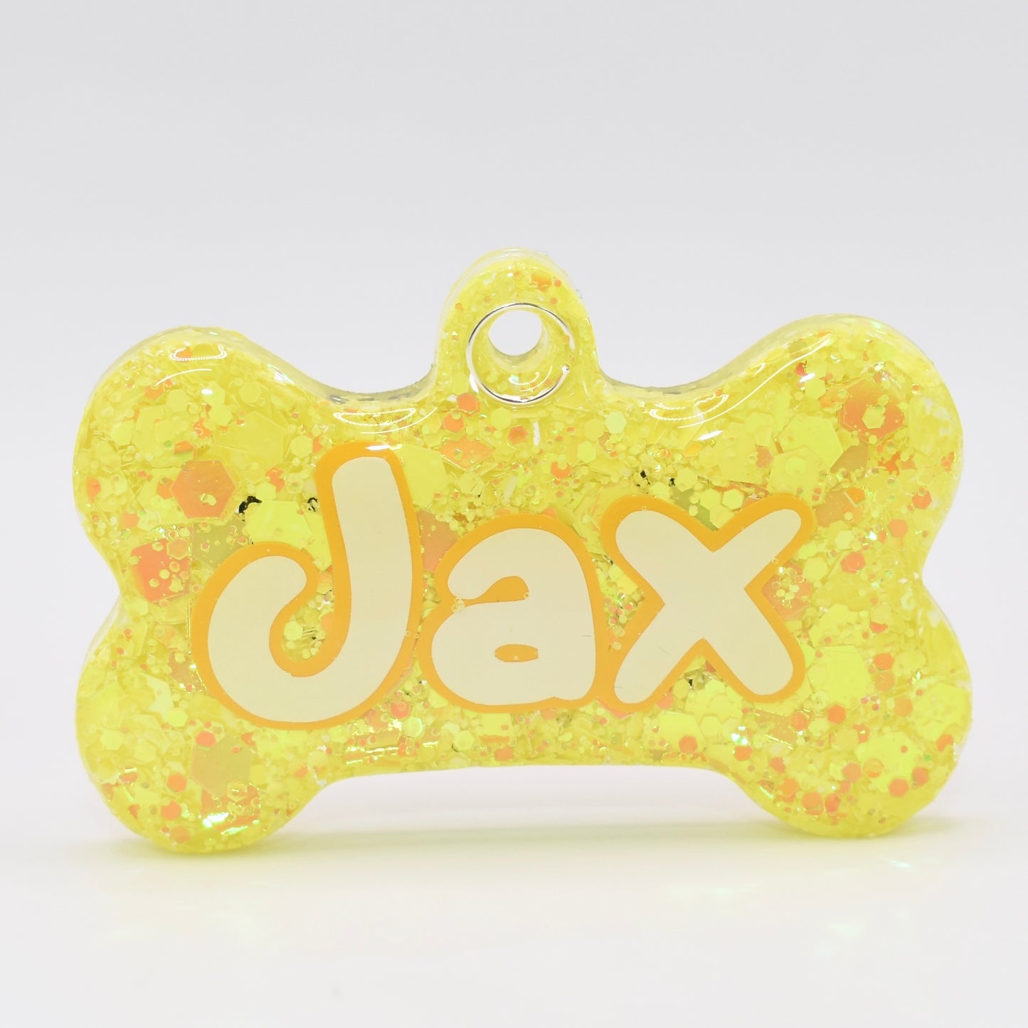 CITRUS BURST GLITTER TAG