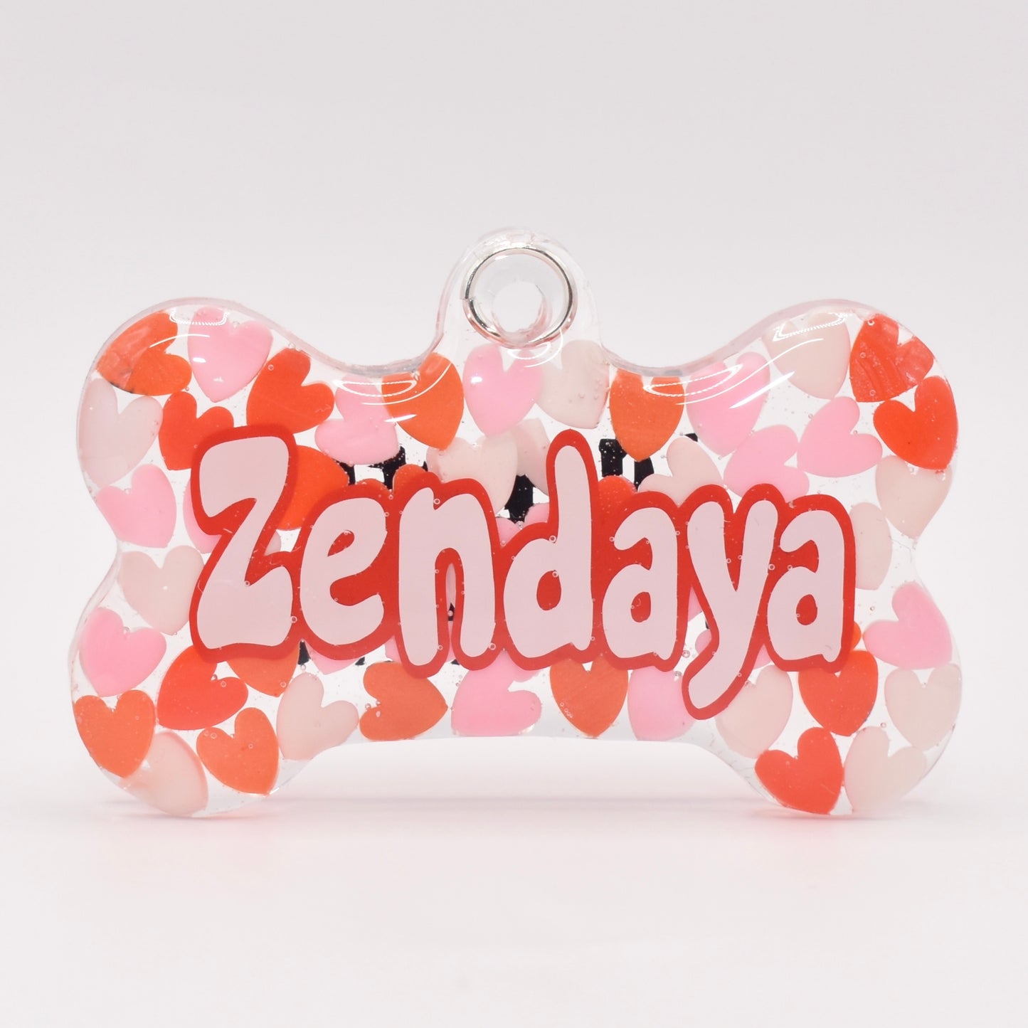 RED HEARTS TAG