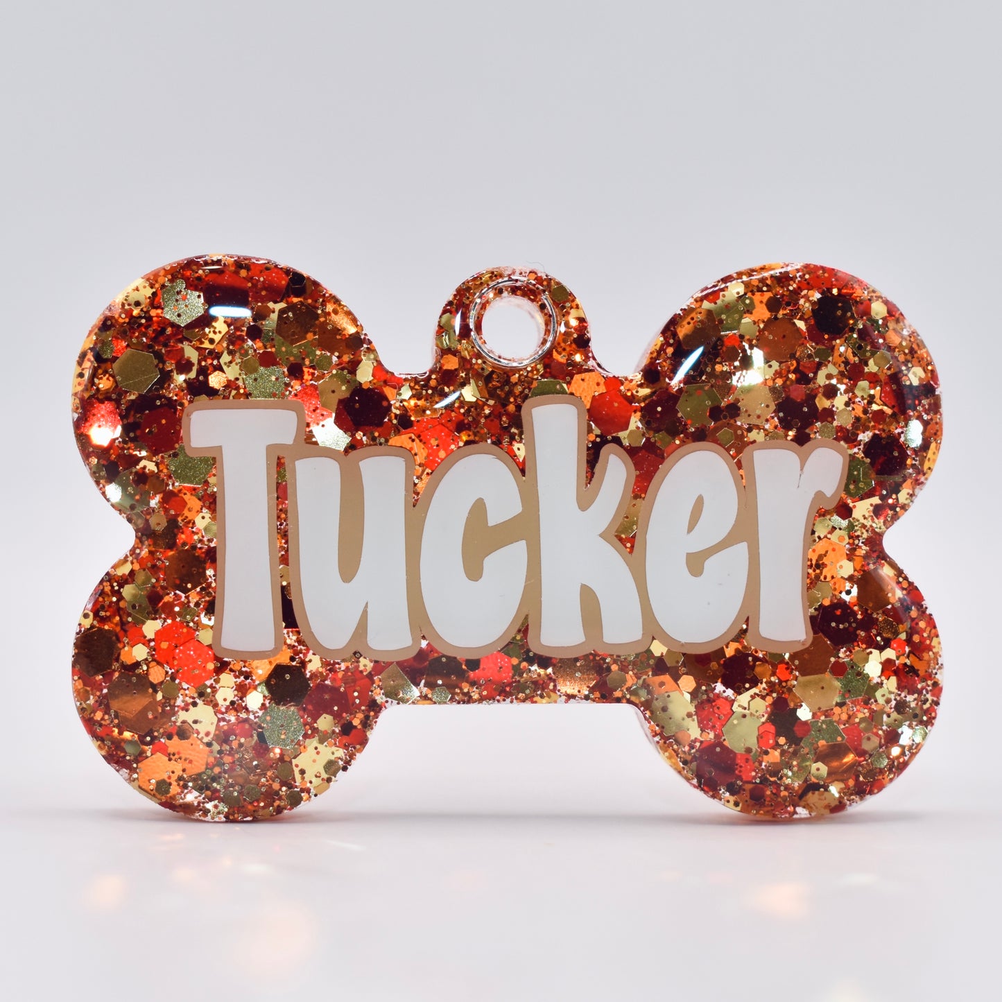 GINGERBREAD GLITTER TAG