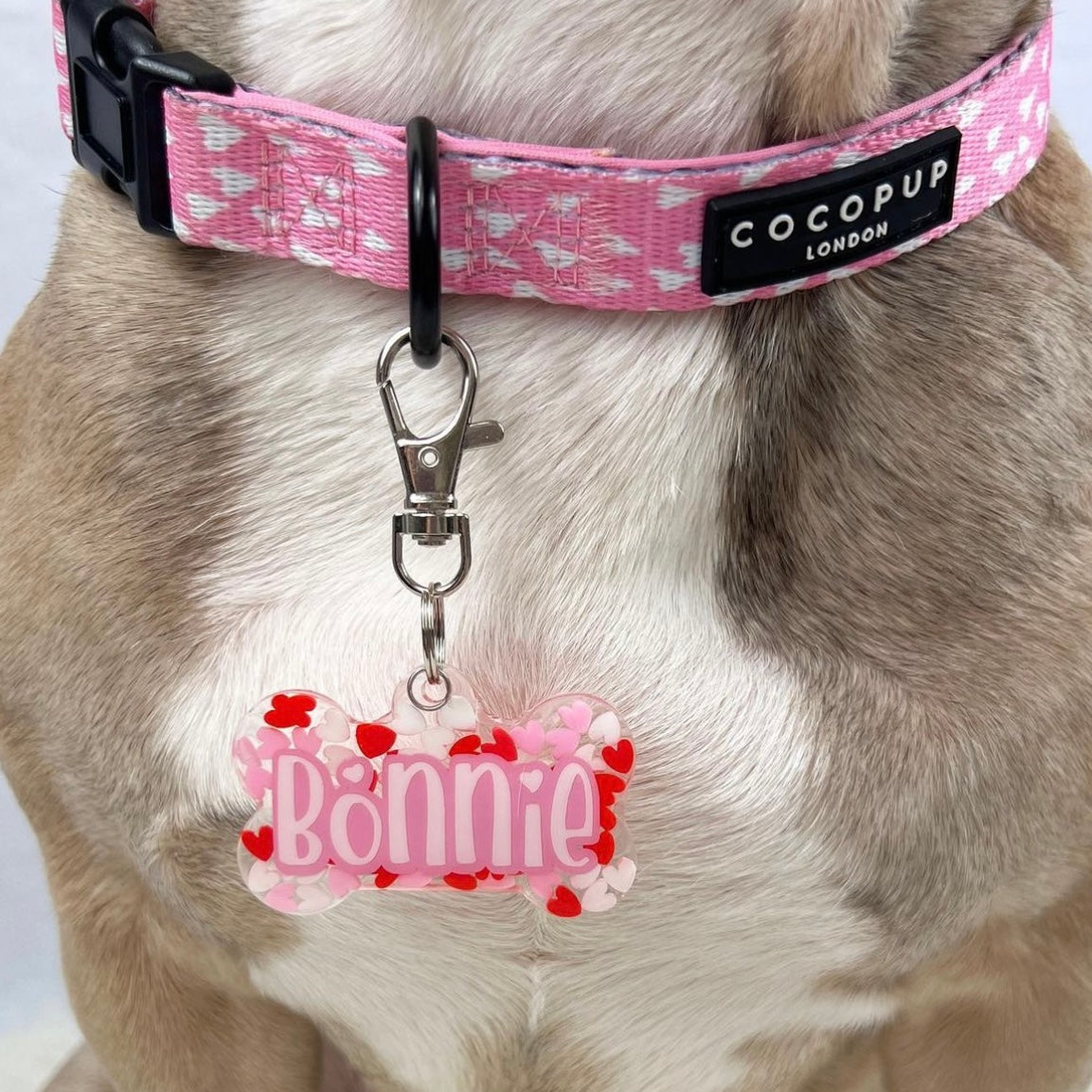 RED HEARTS TAG
