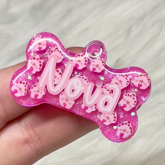 MINI PINK CANDY HOUSE TAG
