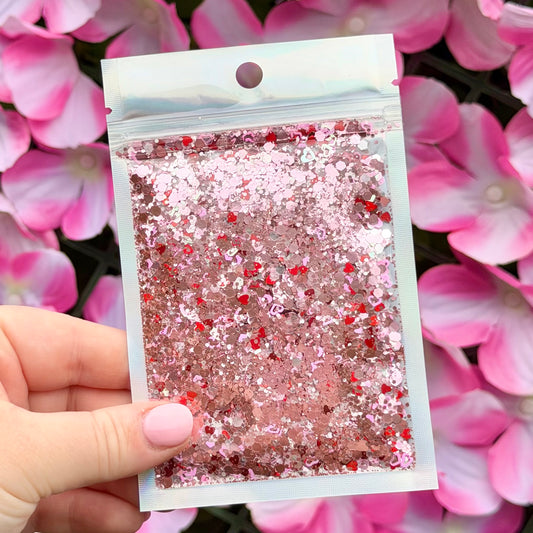The Rosie Glitter Tag