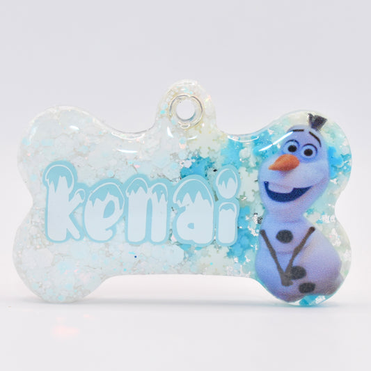 Olaf Snowflake Tag