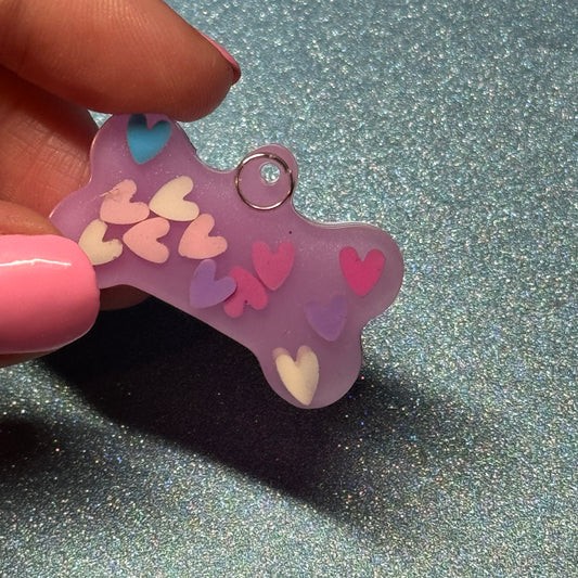 XS HEARTS TAG ( NO CONTACT DETAILS )