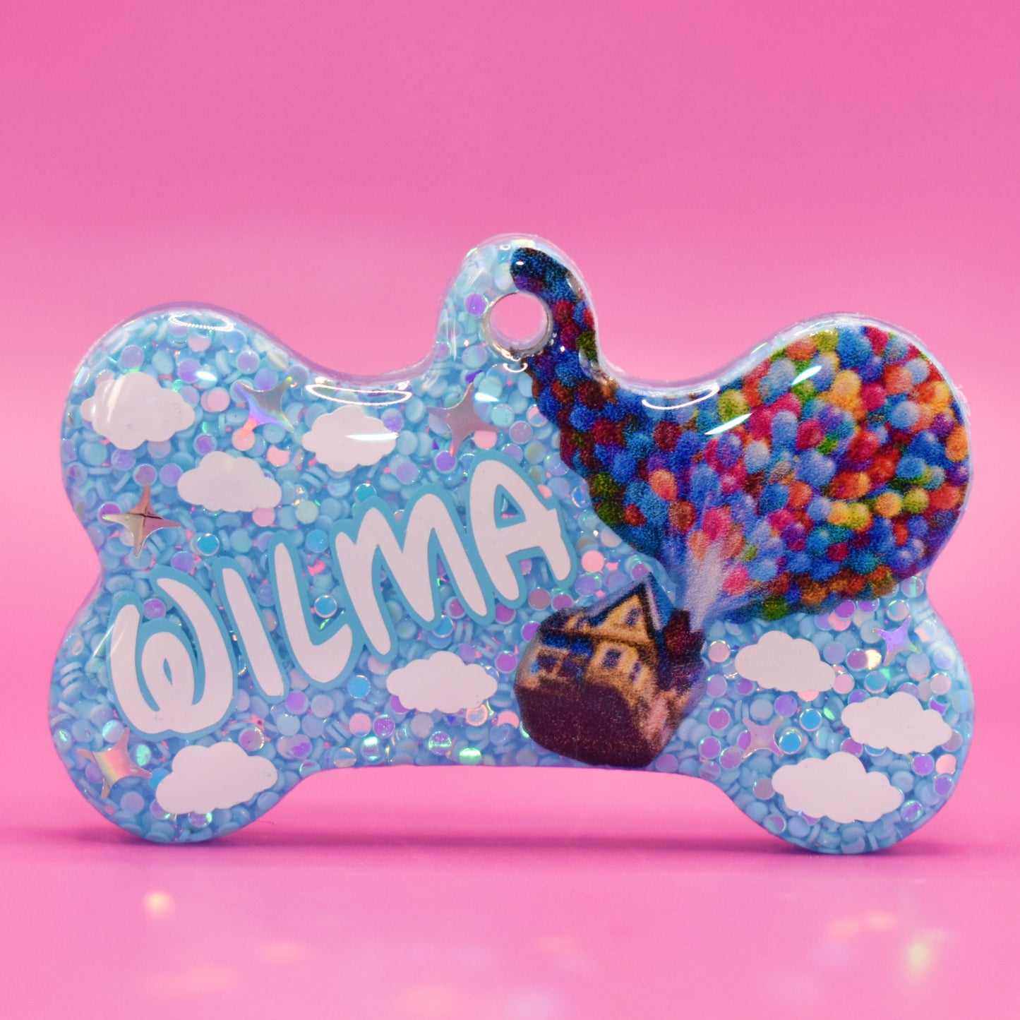 Up Balloon House Tag