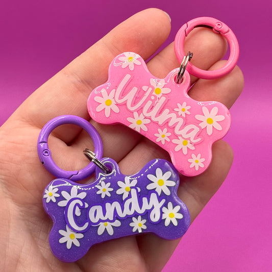 DAISY FLOWER TAG