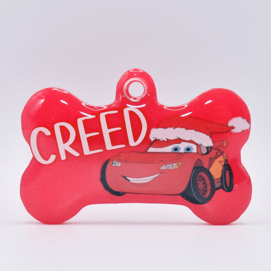MCQUEEN CHRISTMAS TAG