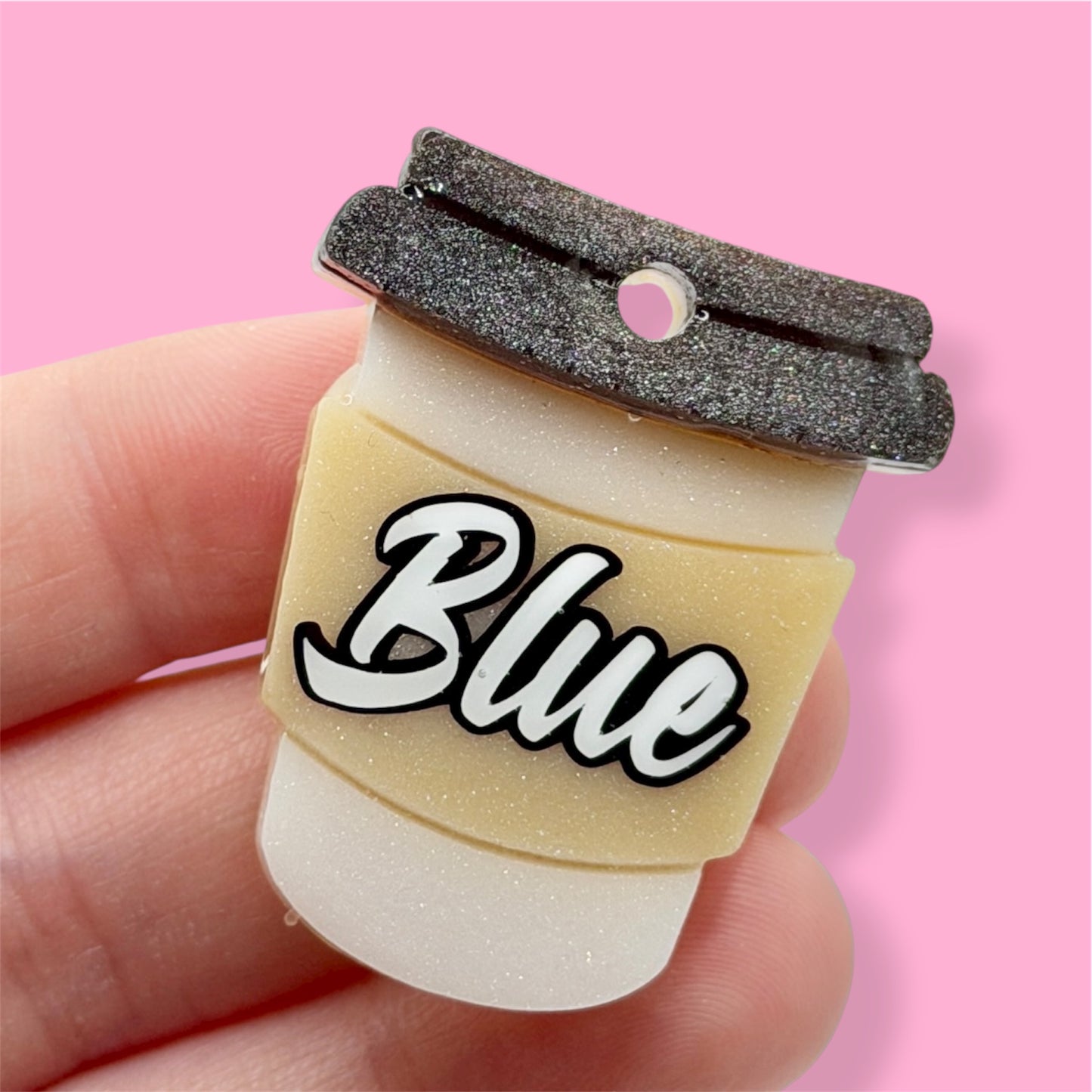 Coffee Cup Shape Tag