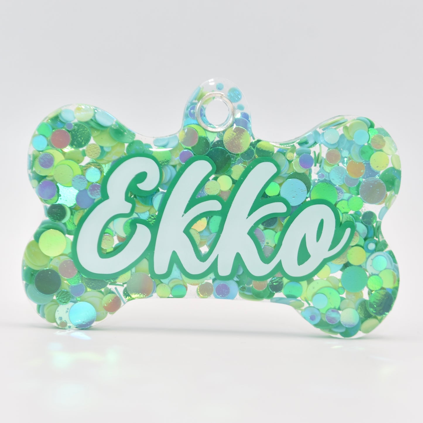 GREEN MIX DOTTY TAG