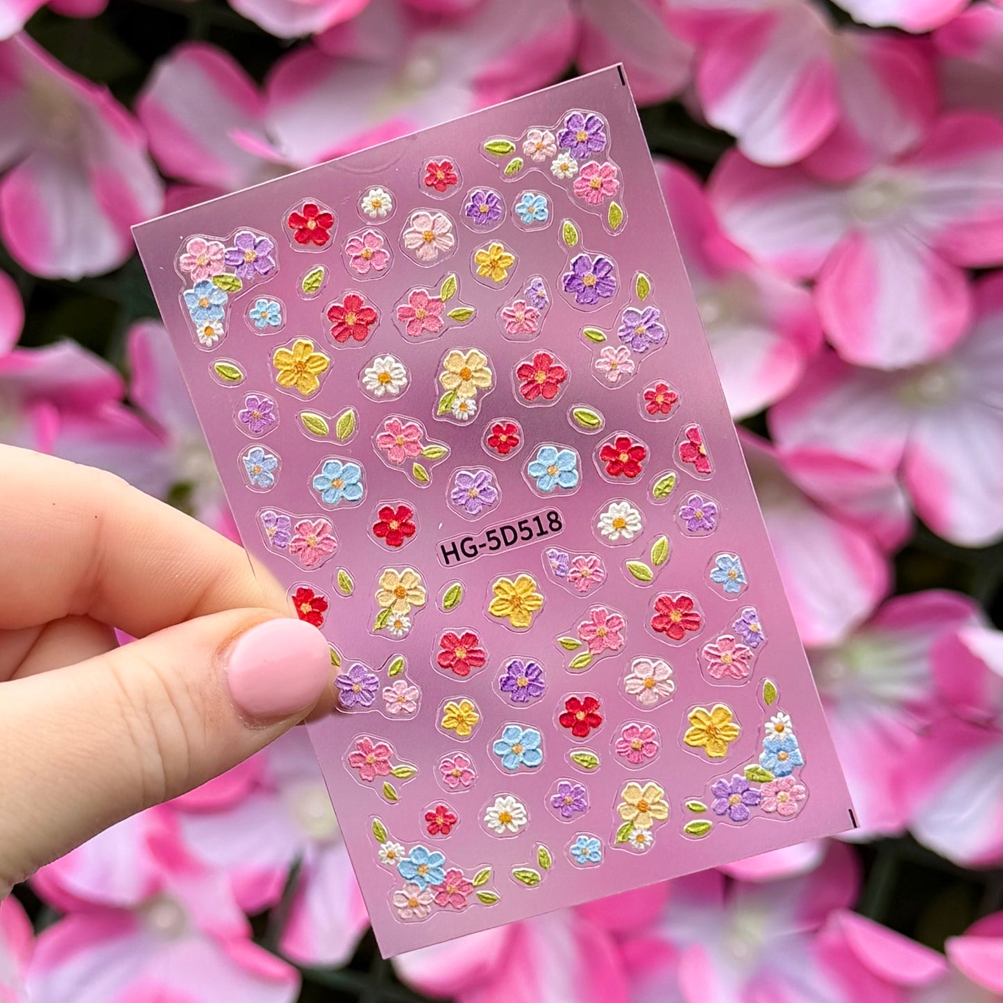 Floral Design Tag (choose a colour base)