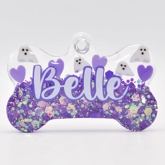 GHOSTS & HEARTS | GLITTER TAG