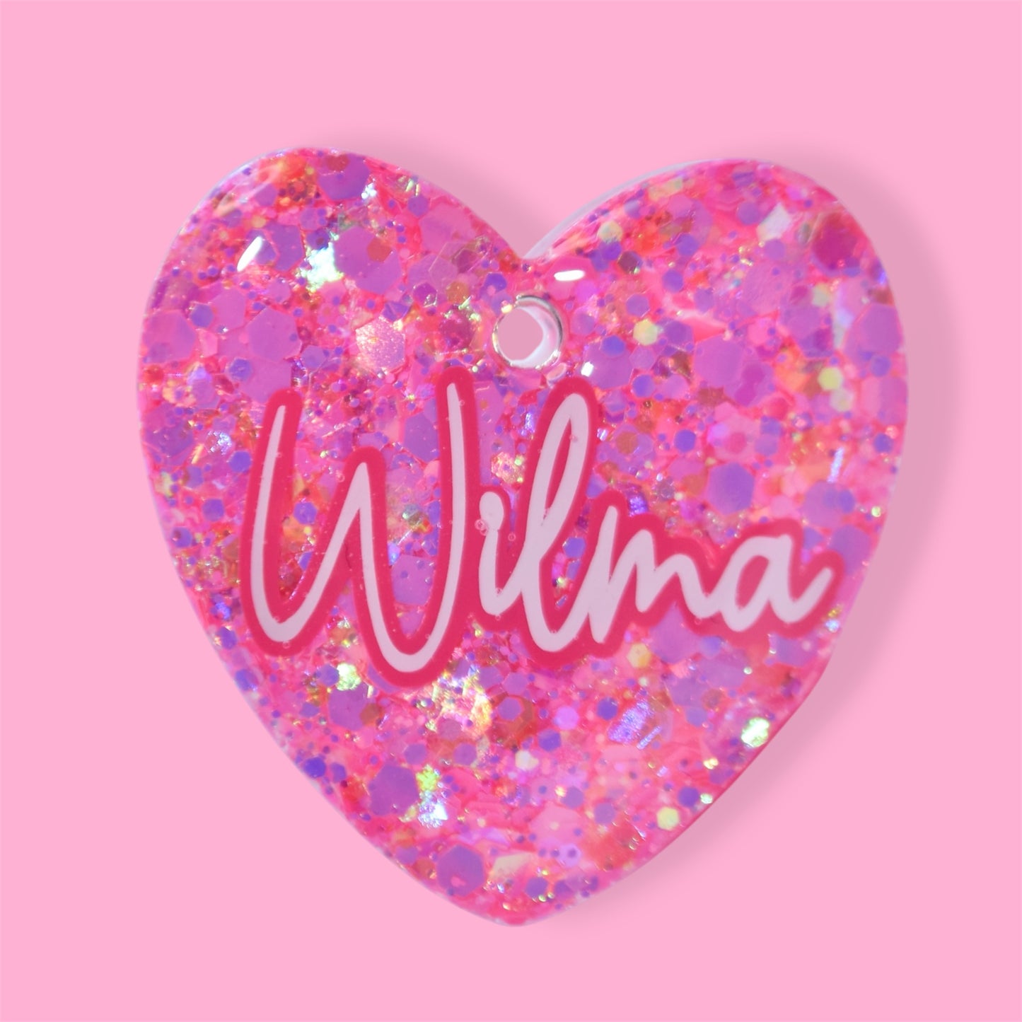 The Wilma Glitter Tag