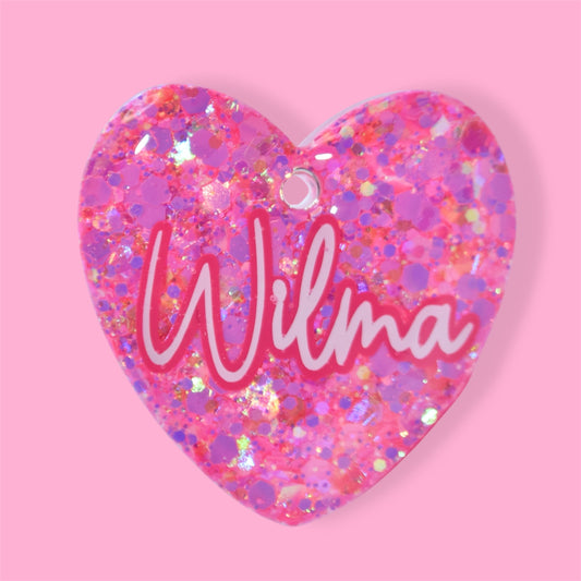 The Wilma Glitter Tag