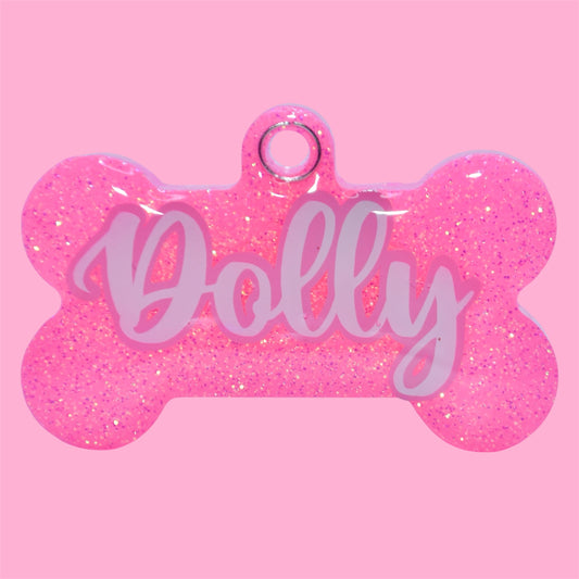 The Dolly Glitter Tag