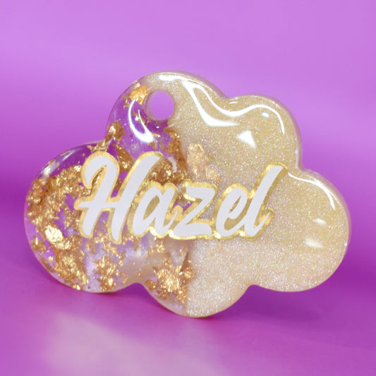 Cloud Half Flakes Tag