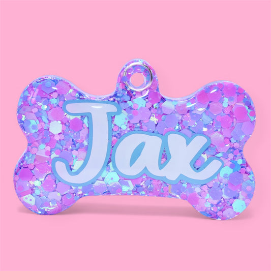 Party Pop Glitter Tag