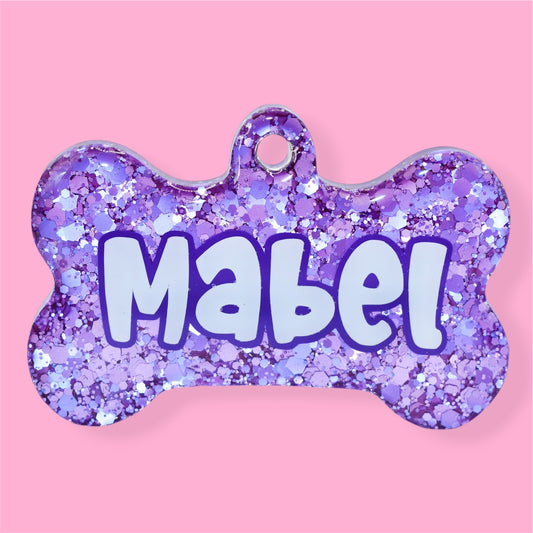 Witch Spell Glitter Tag