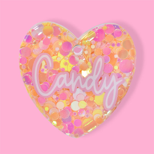 The Candy Glitter Tag