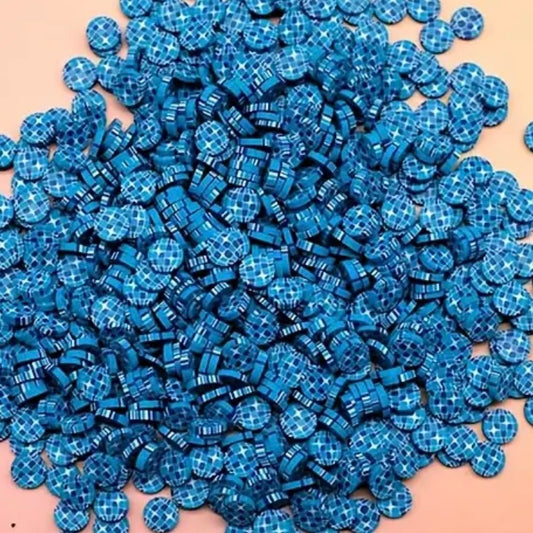 TINY BLUE DISCO’S TAG (choose a glitter colour)