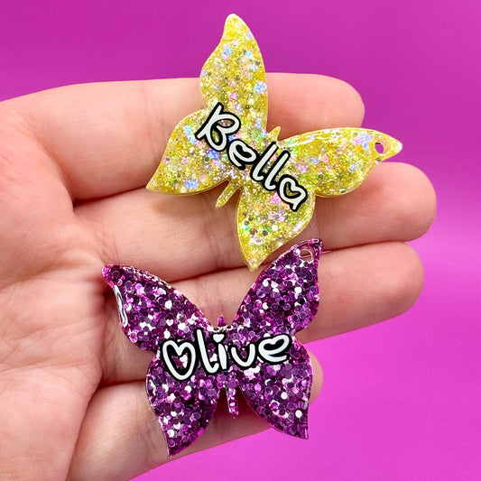 BUTTERFLY SHAPE TAG
