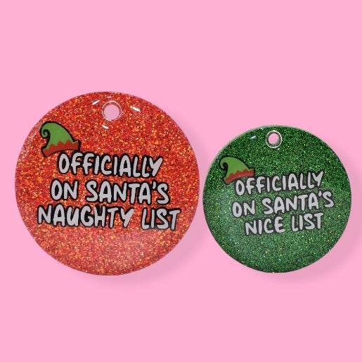 Santa’s List Tag