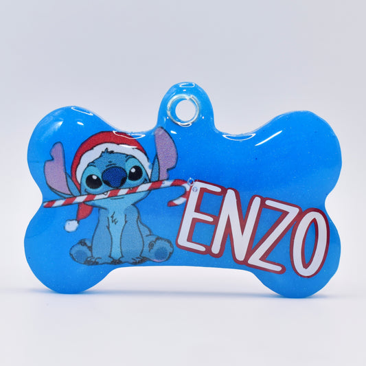STITCH CANDYCANE TAG