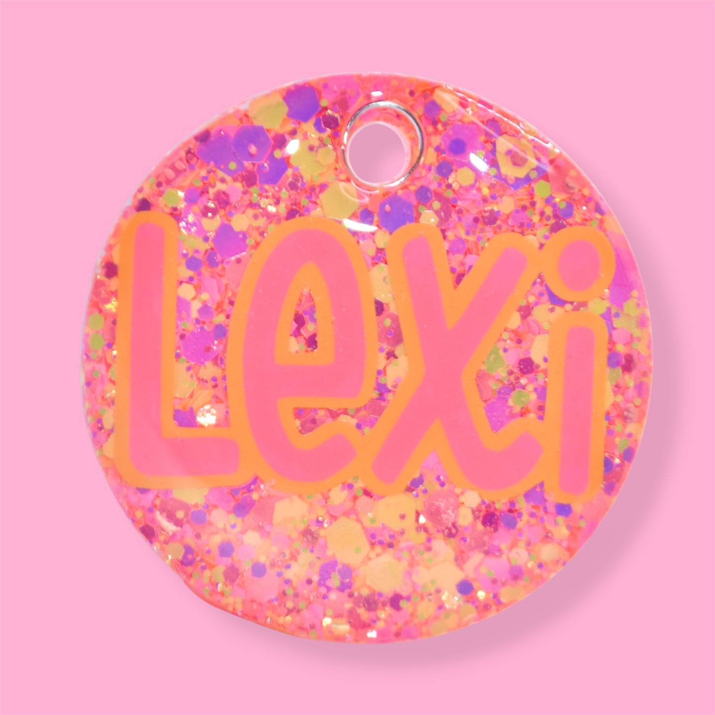 The Lexi Glitter Tag