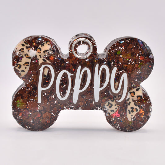 LEAPORD PRINT BOW TAG
