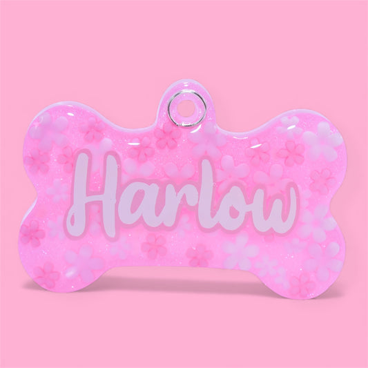 Pink Pretty Petals Tag