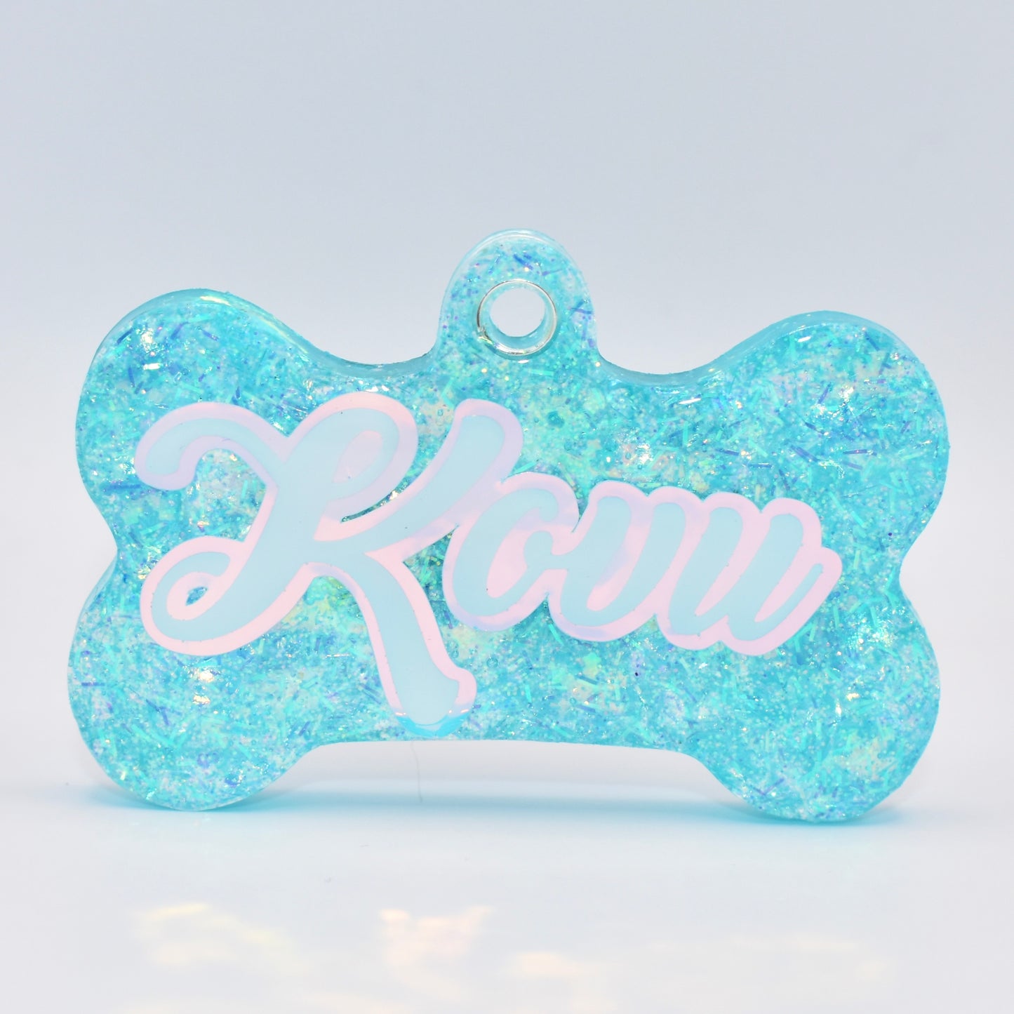 EMERALD BLIZZARD GLITTER TAG
