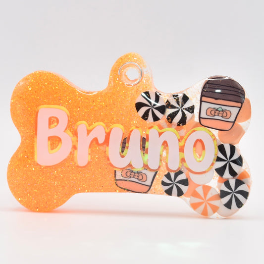 PUMPKIN SPICE LATTE | GLITTER TAG