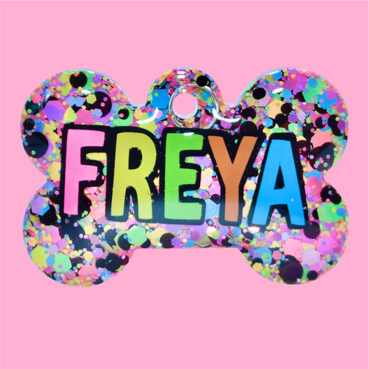 The Freya Glitter Tag