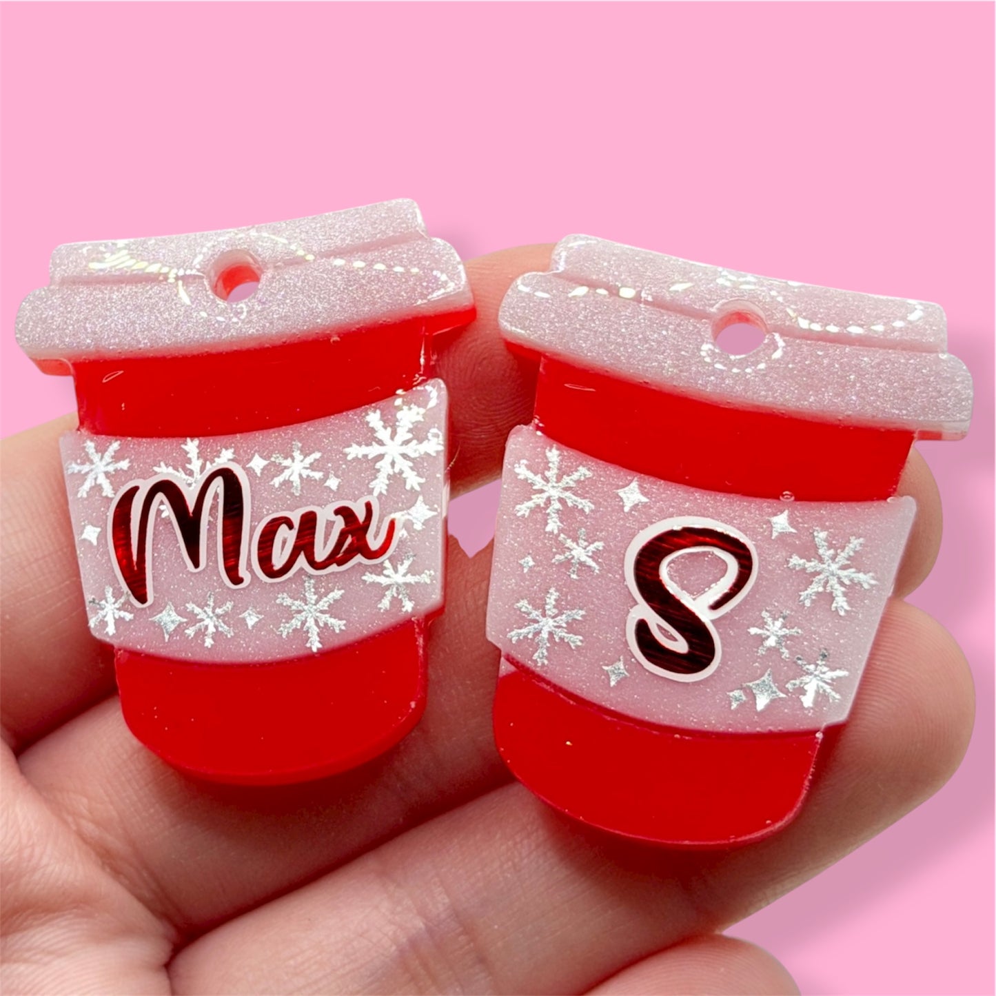 Coffee Cup Shape Tag