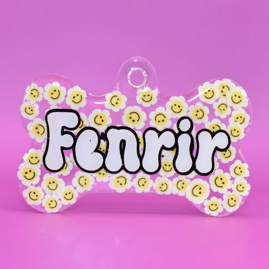 GROOVY FLOWER TAG